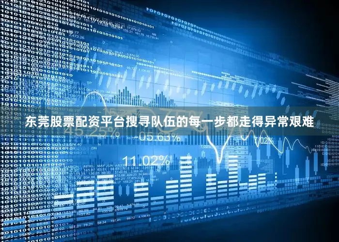 东莞股票配资平台搜寻队伍的每一步都走得异常艰难