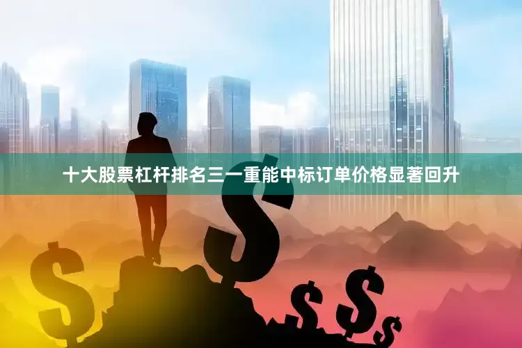 十大股票杠杆排名三一重能中标订单价格显著回升